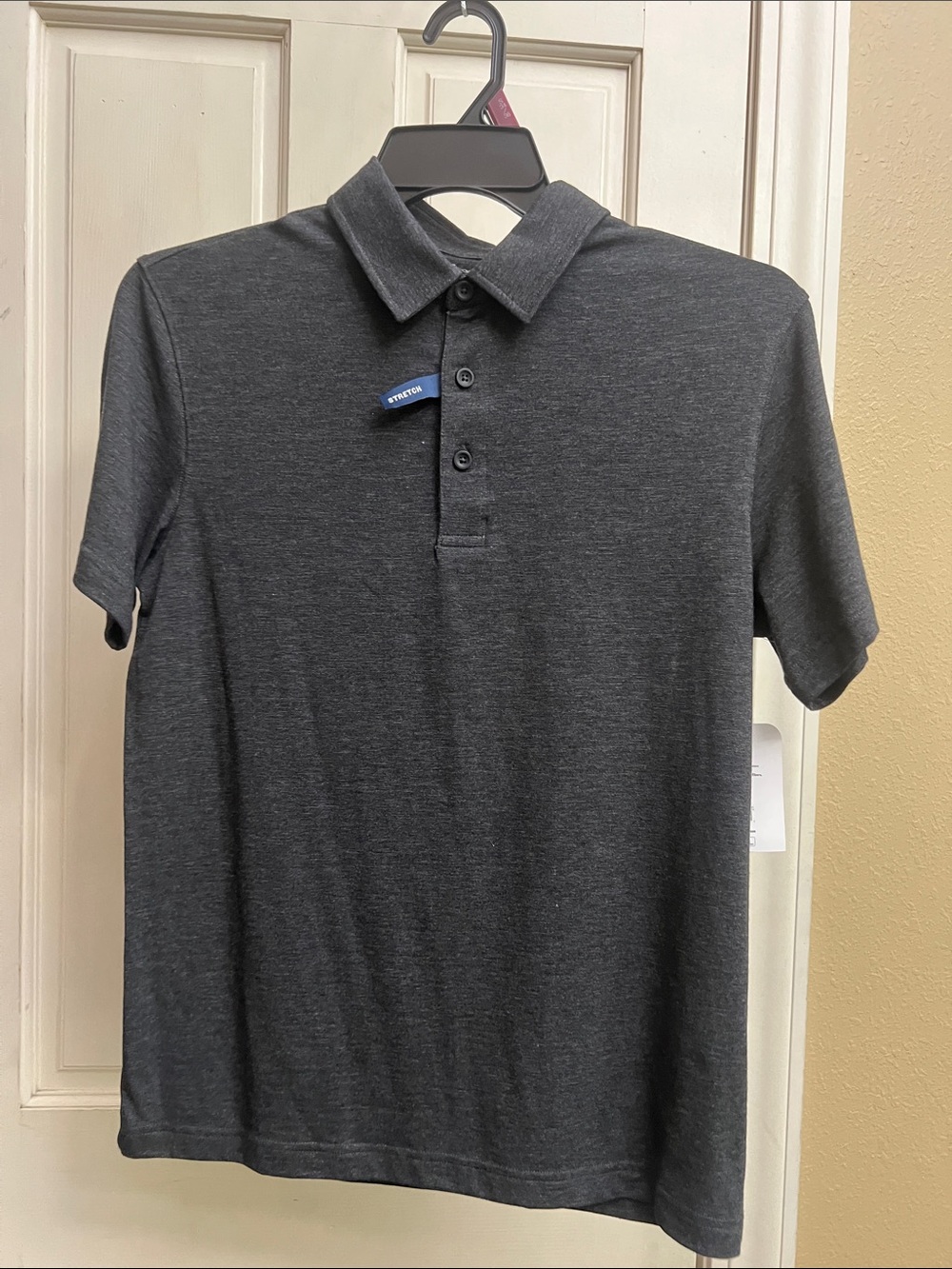 George Men's Charcoal Gray Polo Shirt Small